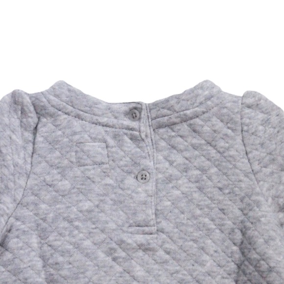 NWT Baby Gap Gray Quilted Sweatshirt Tutu Dress - Picture 5 of 8
